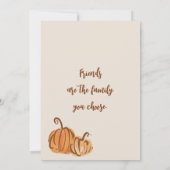 Modern Terracotta Einladung (Rückseite)