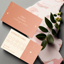 Modern Terracotta Gradient Makeup Artist Marketing