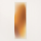 Modern Terracotta Orange Ombre Gradient Fitness Yogamatte (Rückseite)