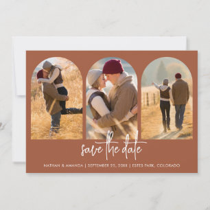 Modern Terracotta Save The Date