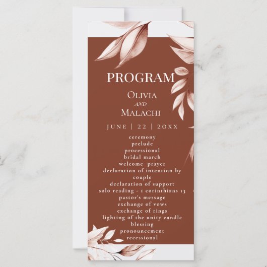 Modern Terracotta Sketched Folies (Vorderseite)