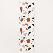 Modern Terrazzo Geometric Aesthetic Boho Yoga Mat Yogamatte (Vorderseite)