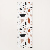 Modern Terrazzo Geometric Aesthetic Boho Yoga Mat Yogamatte (Rückseite)