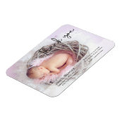 Modern Thank You Baby Arrival Magnet (Linke Seite)
