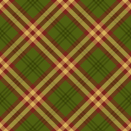 Modern Thanksgiving Plaid Blanket Monogram Cozy Fleecedecke