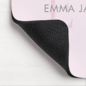 Modern Three Letter Intial Monogram Mousepad (Ecke)