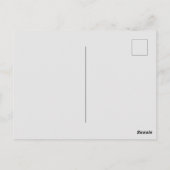 Modern Three-Photo Holiday Family Collage Postkarte (Rückseite)