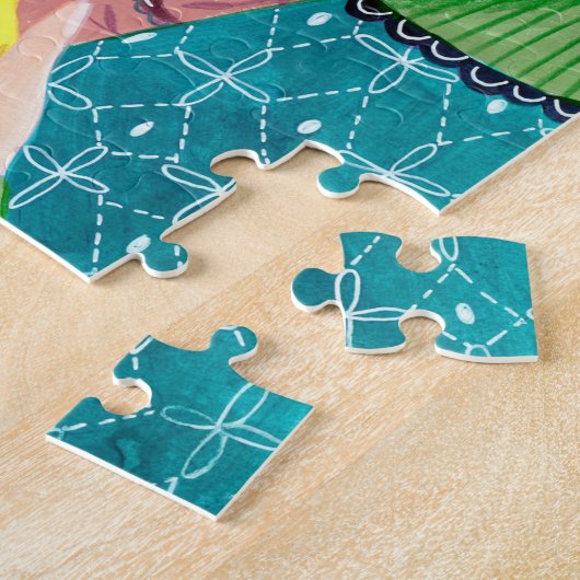 Modern Three Wise Men Könige mit Stern und Geschen Puzzle (Seite)