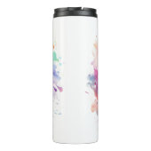 Modern tie dye Thermal Tumbler Thermosbecher (Rückseite)