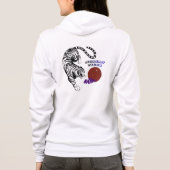 Modern Tiger Graphic Art Hoodie (Rückseite)