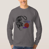 Modern Tiger Graphic Art T-Shirt (Vorderseite)