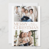 Modern Toffee Frohe Weihnachten 2 Foto (Vorderseite)