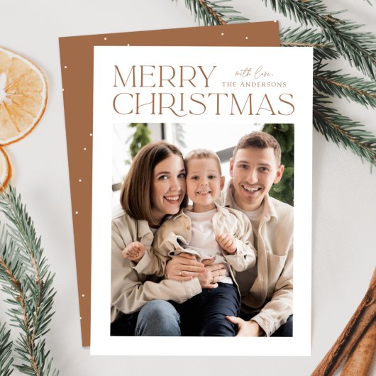 Modern Toffee Frohe Weihnachten Foto