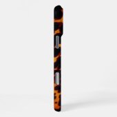 Modern Tortoiseshell Monogram iPhone Hülle (Rechte Seite)