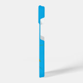 Modern Toucan Art with Plants Turquoise Phone Case iPhone Hülle (Linke Seite)