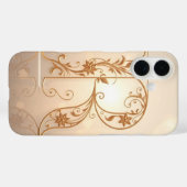 Modern Transparent Letter R Case-Mate iPhone Hülle (Rückseite (Horizontal))