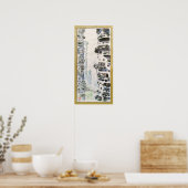 Modern Treetop City Poster (Küche)