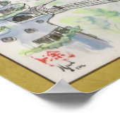 Modern Treetop City Poster (Ecke)