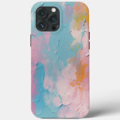 Modern Trendy 3D Oil Paint Pastel No. 1024 Case-Mate iPhone Hülle (Rückseite)