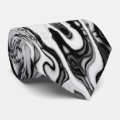 Modern Trendy Abstract Pattern Krawatte (Gerollt)