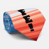 Modern Trendy Birthday Holiday Gift Climate Stripe Krawatte (Gerollt)