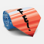 Modern Trendy Birthday Holiday Gift Climate Stripe Krawatte (Gerollt)