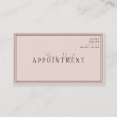 Modern Trendy Brown Personal Trainer Fitness  Terminkarte (Vorderseite)