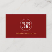 Modern Trendy Calligraphy Ruby Red Bokeh Lights Treuekarte (Rückseite)