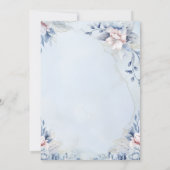 Modern Trendy Designer Dusty Rose Blush Wedding  Einladung (Rückseite)