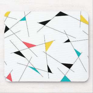 Modern, trendy, einfach, lustige geometrische Graf Mousepad