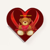 Modern trendy Elegante Wählen Sie eine andere Lieb Notizblock (Vorderseite)