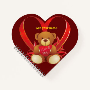 Modern trendy Elegante Wählen Sie eine andere Lieb Notizblock