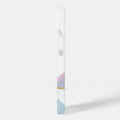 Modern trendy Flamingo Pink Girly Name Case-Mate iPhone Hülle (Rückseite / Links)