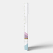 Modern trendy Flamingo Pink Girly Name Case-Mate iPhone Hülle (Rückseite / Rechts)