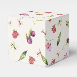 Modern Trendy Floral Bugs Woodland Vielen Dank Geschenkschachtel