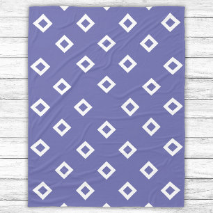 Modern Trendy Geometric Pattern Fleecedecke