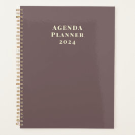 Modern Trendy Gold Agenda Planner 2024 Planer