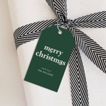 Modern Trendy Green Frohe Weihnachten