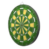 Modern trendy grün und gelb dartscheibe (Vorderseite rechts)