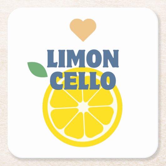 Modern Trendy Limoncello Lemon Rechteckiger Pappuntersetzer (Vorderseite)