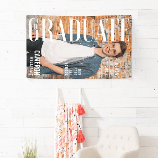 Modern Trendy Magazine Cover Foto Abschluss Banner (Insitu)