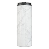 Modern Trendy Marble New Dad Thermosbecher (Rückseite)