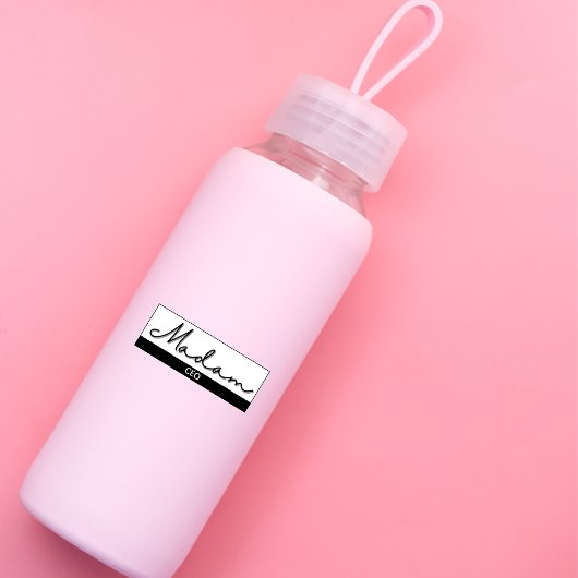 Modern Trendy Mrs CEO Sticker