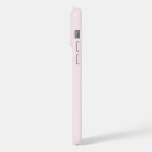 Modern Trendy Pink Initial Monogram iPhone Hülle (Linke Seite)