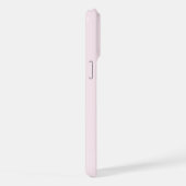Modern Trendy Pink Initial Monogram iPhone Hülle (Rechte Seite)