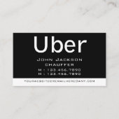 Modern & Trendy Taxi Cab Driver photo qr code Visitenkarte (Vorderseite)