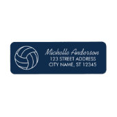 Modern Trendy Volleyball Return Address (Vorne)