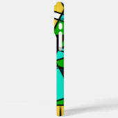 Modern Triangle Colorful Geometric  Case-Mate iPhone Hülle (Rückseite / Links)