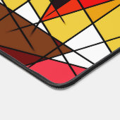 Modern Triangle Colorful Geometric  Schreibtischunterlage (Ecke)