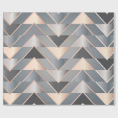 Modern Triangles Geschenkpapier (Flach)